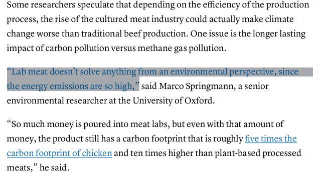 Gates and other climate activists have conveniently ignored that synthetic meat production is actually worse for the environment than cows themselves. It turns out, giant labs trying to “grow” meat take up quite a bit of energy…