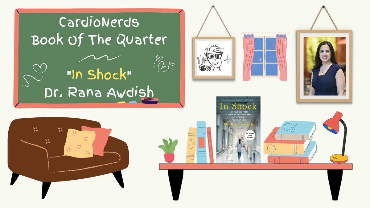 CardioNerds's tweet photo. 📕@CardioNerds are reading "In Shock" as the current Book of the Quarter #BOTQ and we are very excited for a discussion with @RanaAwdish as part of the Academy Medical Humanities Block, designed by @jholtzman3 ❤️🤓

Join in &amp; share your thoughts &amp; reflections about "In Shock". https://t.co/OCE9y8DhQC