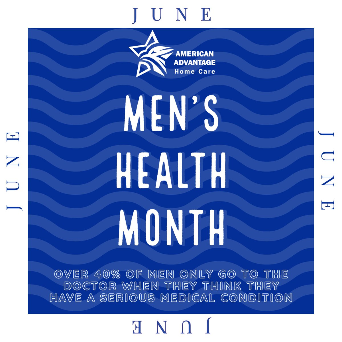 YourAAHC's tweet photo. June is Men's Health Awareness Month! 

Men's Health Month aims to educate men and boys about preventable health issues and promote early disease detection and treatment. 

#MensHealth #MensHealthMonth #MensHealthAwareness https://t.co/qXy9KLyNUH