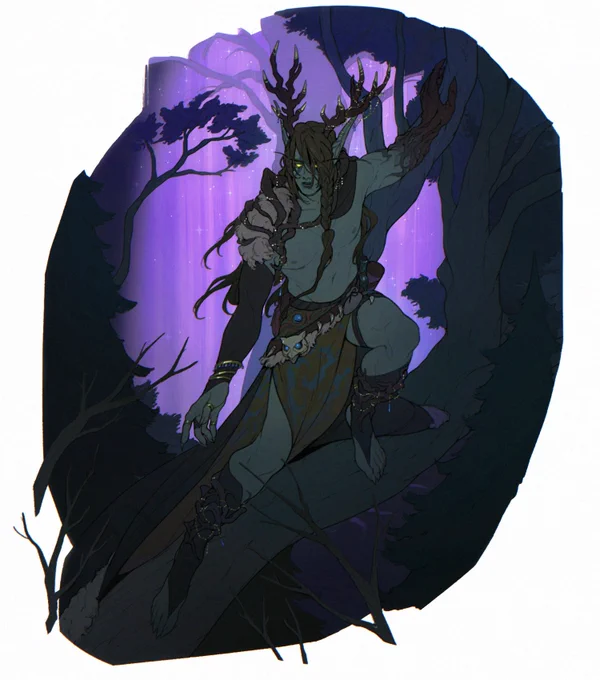 Commission for @stolen_fears 🌲🫴🌑 