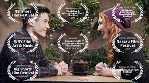 Chocolate Cake by #Director @BrittneyGrabill & #Producer @maryrachel13 1st date brings Jenny & Tim (Manny Jacinto) together for chocolate cake. Got love? CLICK HERE => bit.ly/3vAp0lg . . . #film #films #movie #movies #filmfestival #filmfestivals #festival