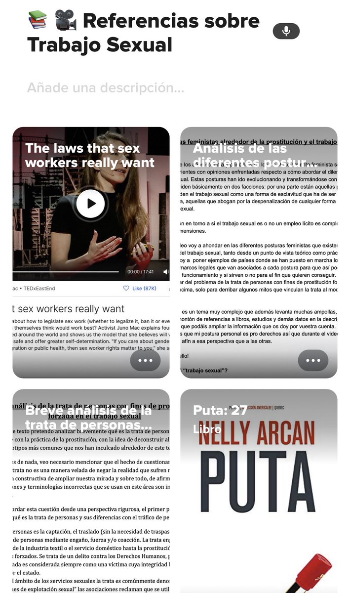 AmarnaMiller's tweet photo. Visto cómo está el panorama, y la falta de información al respecto, he revisado y añadido unas cuantas referencias a esta lista con documentación para aquellxs que quieran saber más sobre la realidad del trabajo sexual (libros, pelis, charlas, textos…) 👉 https://t.co/oYad6XqyNt https://t.co/FPLgzbsDDY