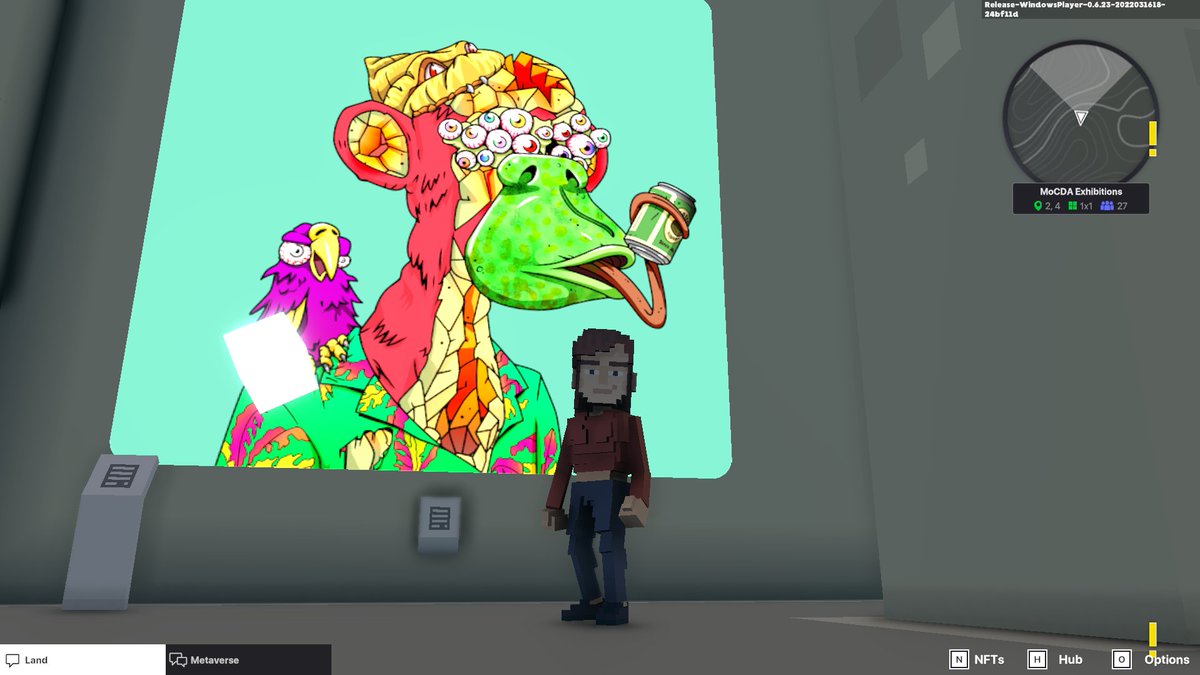 alexandergor9's tweet photo. @TheSandboxGame @MOCDA_ I just participated in the #TheSandbox weekly contest for a chance to win 200 mSAND! Here is my favorite piece from the exhibition, check out my screenshot below!
👇 https://t.co/x4NlDN5vWH
