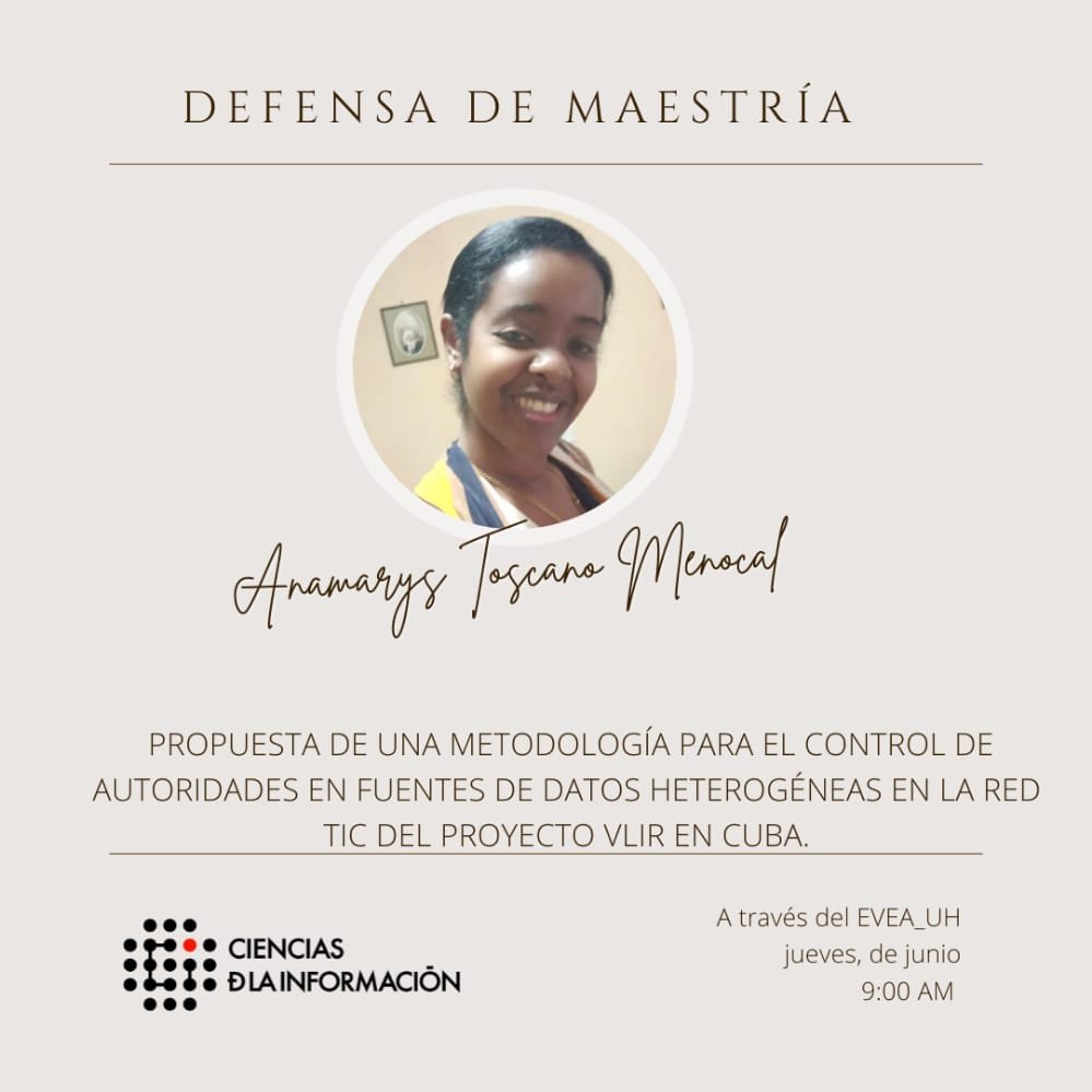 #CienciasdelaInformacion #15aniversarioCI