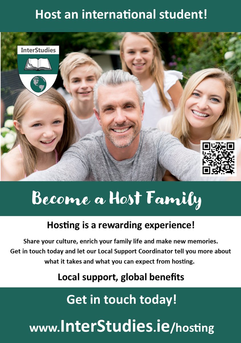 VSBALLYMAHON's tweet image. Become a host family this Autumn for International language students.

@MLC_ie #Interstudies #Lakeland #LanguageStudents #EuroLanguage
