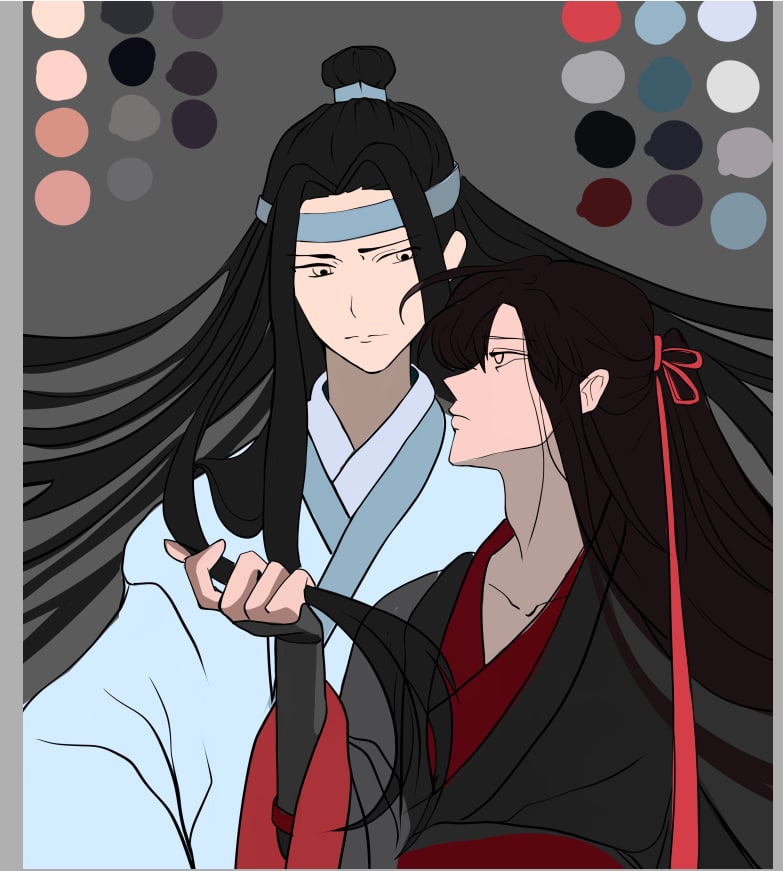new art in progress.

#MDZS #weiwuxian #LanWangji
