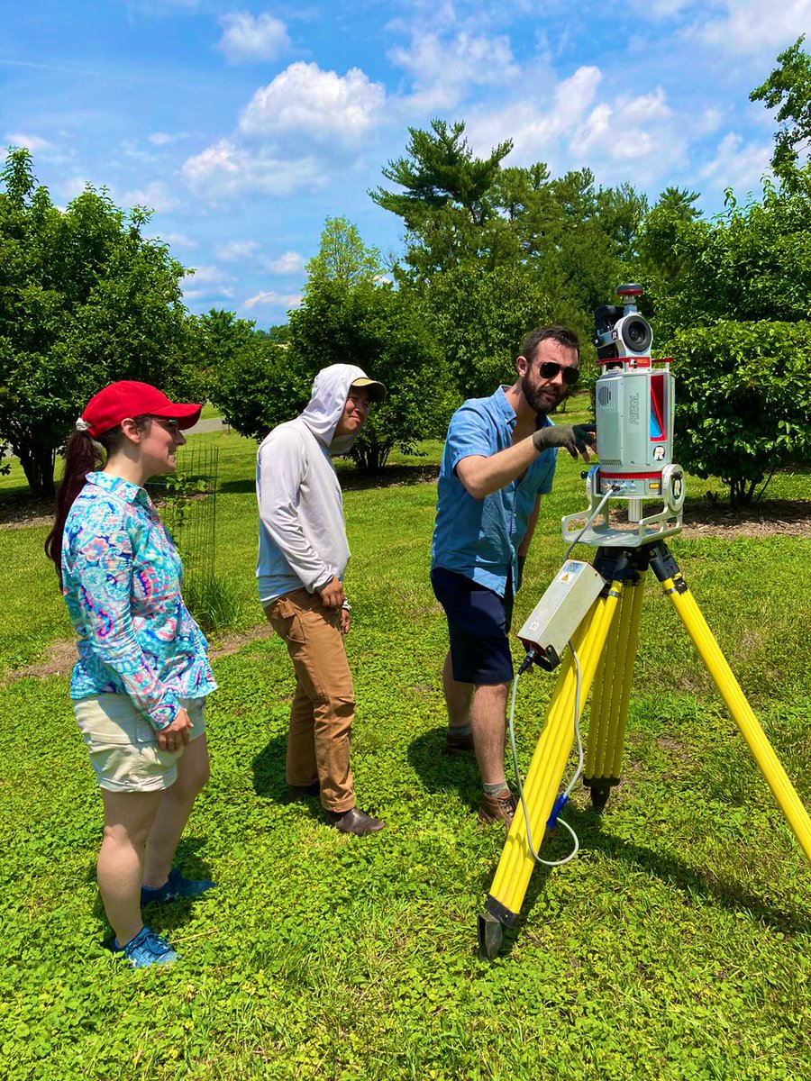 StovallAtticus's tweet photo. Had a great day scanning #trees with #TLS #lidar at the DC National Arboretum (@USDA_ARS #ARSArboretum) with a great field crew! 

We are using #lasers and phone cameras to measure the angle of leaves 🍃 - what might we learn??

@jan_pisek @abarenblitt and Brian Lee. https://t.co/bTmIxHl8eJ