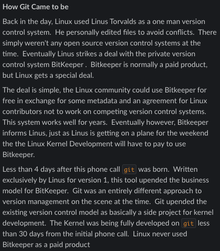 Every so often I love to be reminded of the biggest devtools bizdev fail of all time

linuxjournal.com/content/git-or…