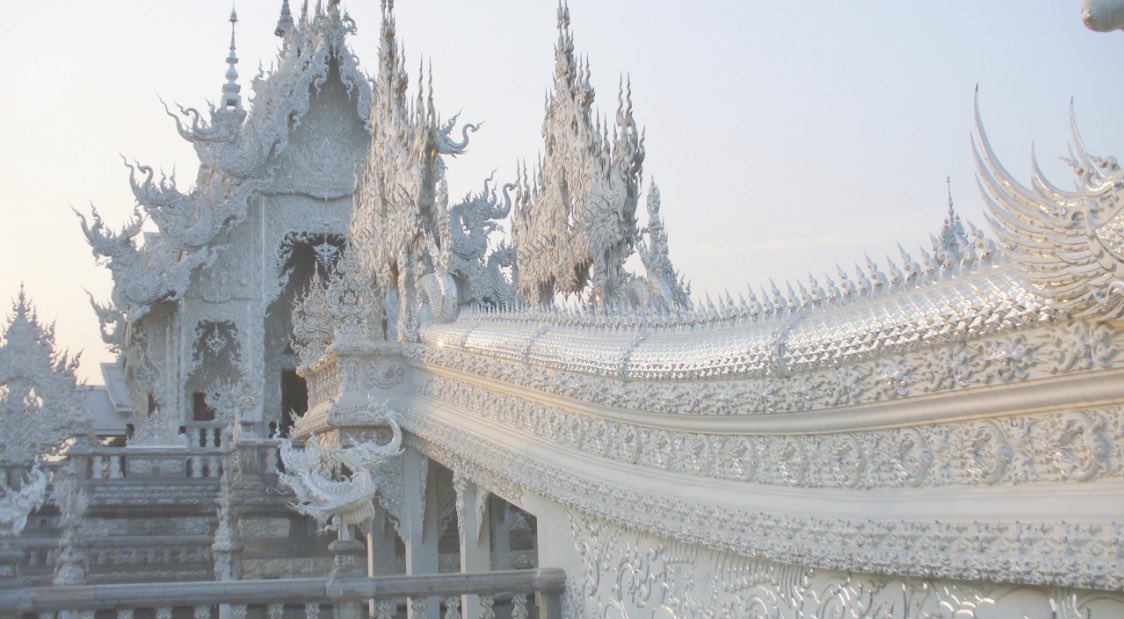 AcademiaAesthe1's tweet image. The White Temple in Thailand