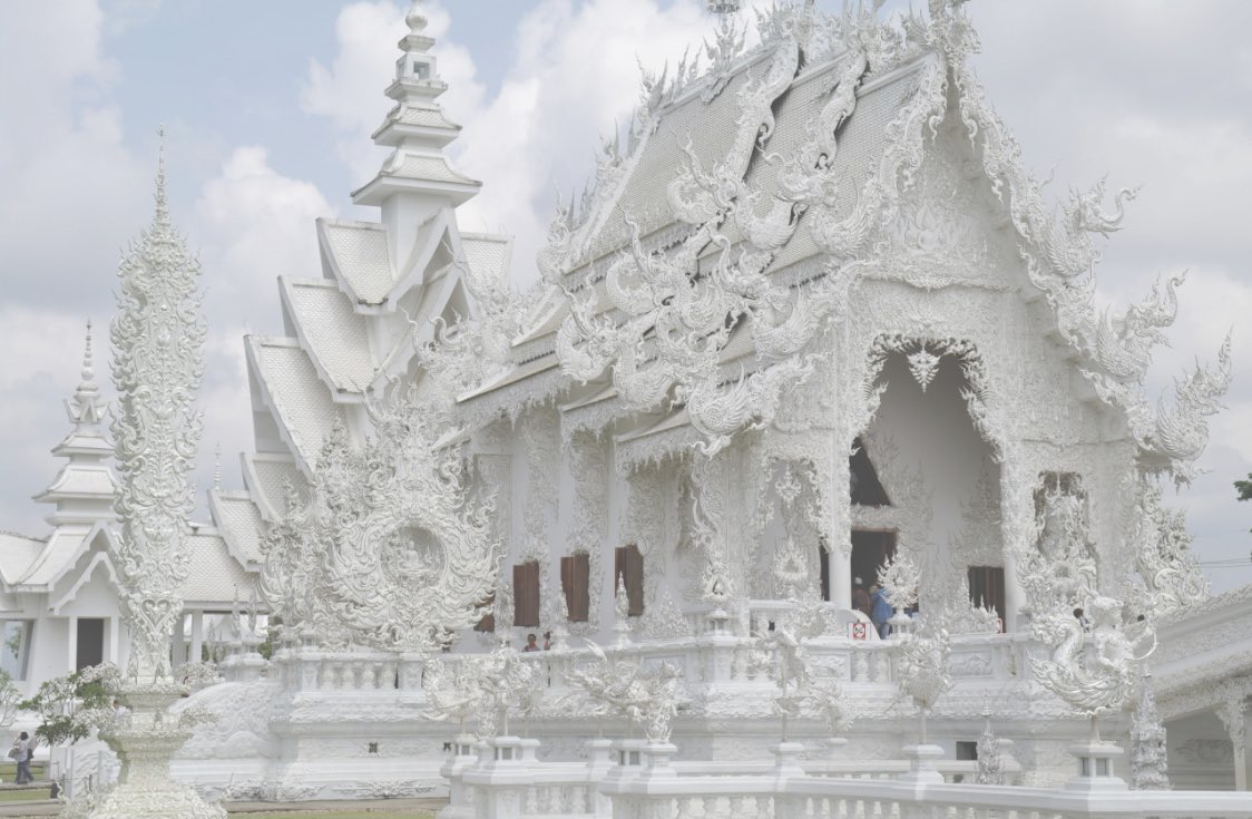 AcademiaAesthe1's tweet image. The White Temple in Thailand