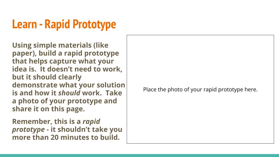 Before diving down into the prototyping rabbit hole, take a moment to build a rapid prototype of your idea. 🧵 1/? #DesignThinking #DTK12Chat #Creativity #ProblemSolving #Prototype #MeritKCI #WeAreCue