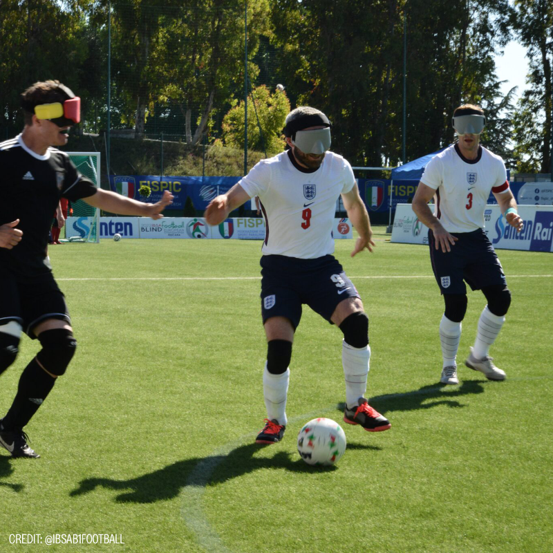 England's tweet photo. Unbeaten. Top of the group. Semi-final bound.

Our men's blind team are in to the last four at the @IBSAB1Football European Championship finals! 👏