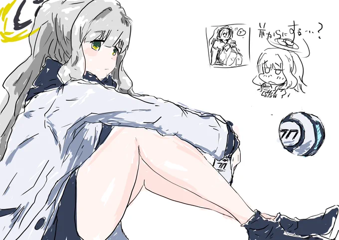ラフの頃のがよく見える症候群、いつもつらい#ブルアカ 