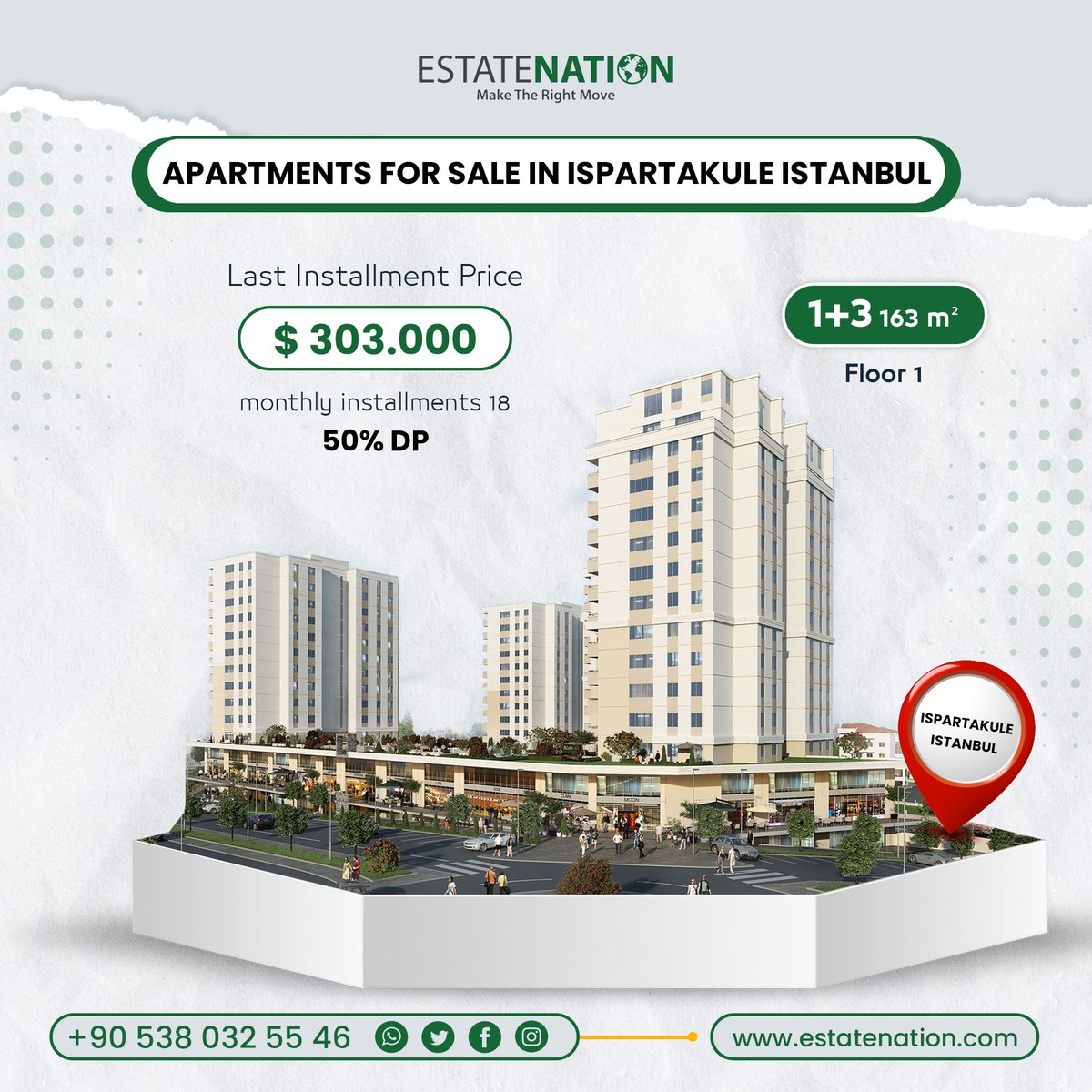 Estate_Nation's tweet photo. Apartments for sale in Ispartakule Istanbul
#maketherightmove #realestate #estatenation #estate #investment #homes #homedesign #shopping #realestateinvestor https://t.co/Uu0U3MbUIH