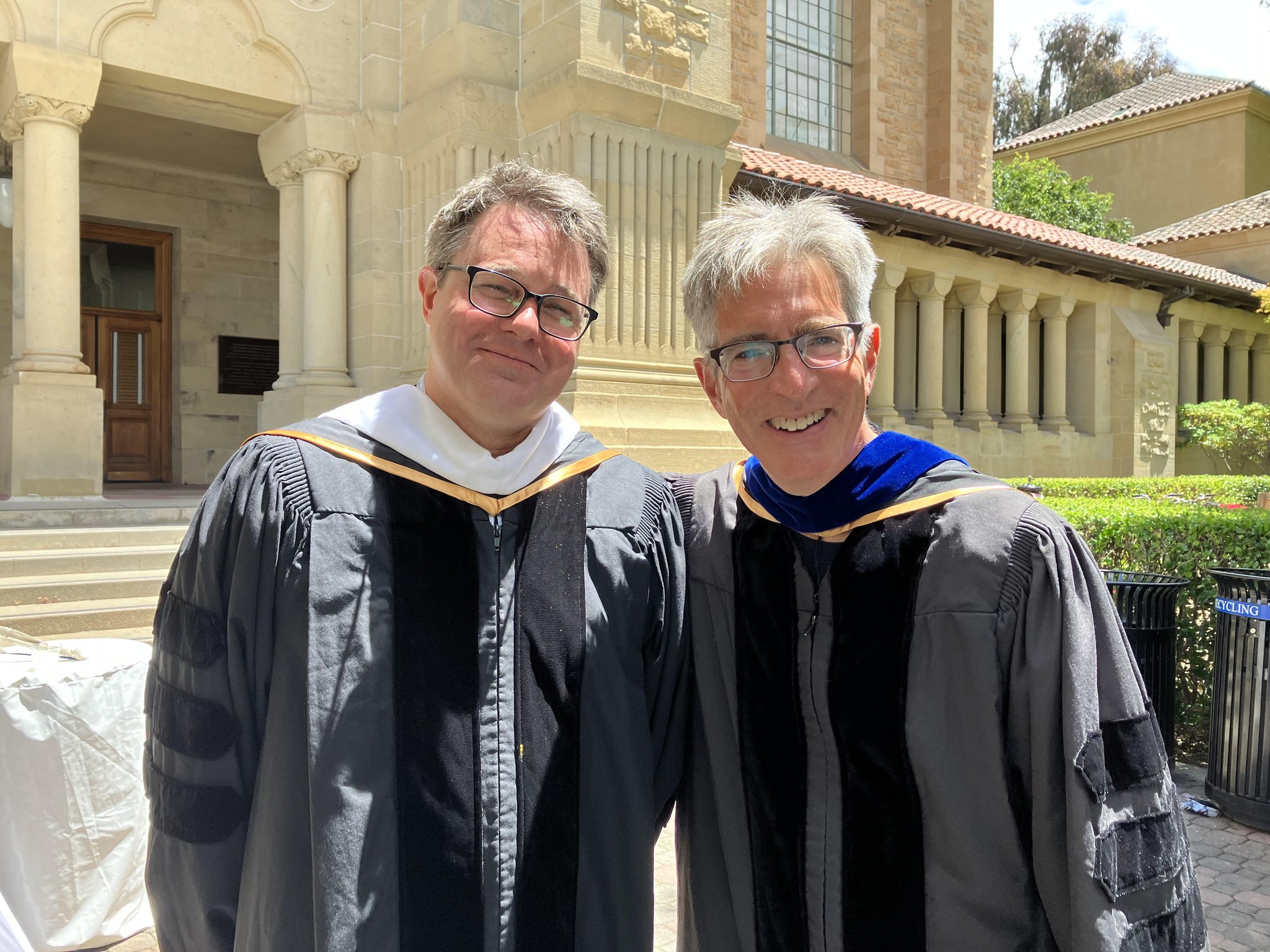 UCLA Classics on Twitter: "On Friday night, Hans Bork (PhD UCLA) received the prestigious Phi Kappa teaching prize at the Stanford University graduation. He is seen here (left) with fellow UCLA