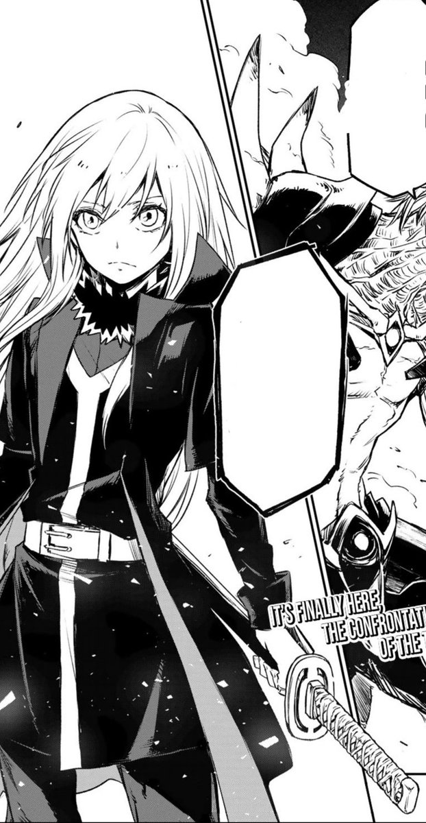NoSlimeNoSlife's tweet photo. Rimuru muttered to himself as he got up from his seat and summons his sword to his side.

“ Let's do this! ”

He said as he immediately left out of the door. It didn't take long for Rimuru to get on stage. Getting a good look at his foe as he appears.

#𝙀𝙓𝙊𝙎𝙊𝙐𝙇 https://t.co/IxjPxPOL96
