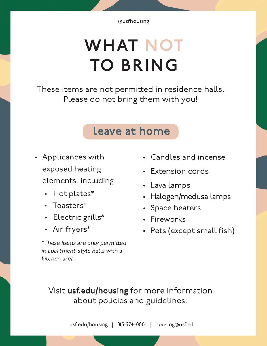 USF Housing tweet media