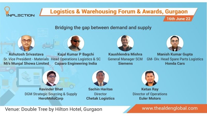 ChetakLogistics's tweet photo. Our Director Sachin JKS haritasH is an eminent speaker on a panel discussion on "Bridging the gap between demand and supply - through efficient Logistics" at Inflections Logistics &amp; Warehousing Forum &amp; Awards by Alden Global
On June 16, Gurgaon.

Follow our Page@ChetakLogisctics https://t.co/yN7tZZPSm0