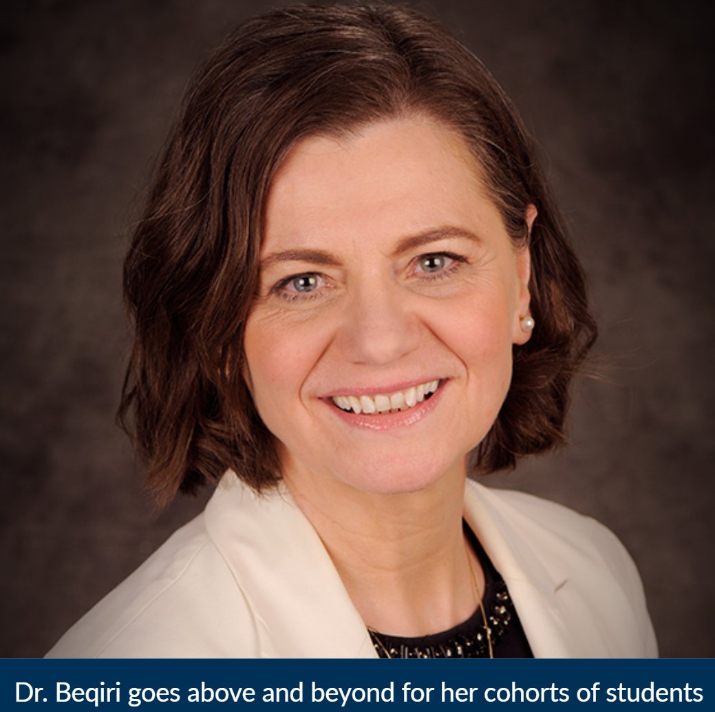 GonzagaGSB's tweet photo. Please join us in recognizing this year's MBA and MBA-AIE Faculty of the Year, Dr. Mirjeta Beqiri! https://t.co/KQpdoClm6R https://t.co/xiyGarYKLU