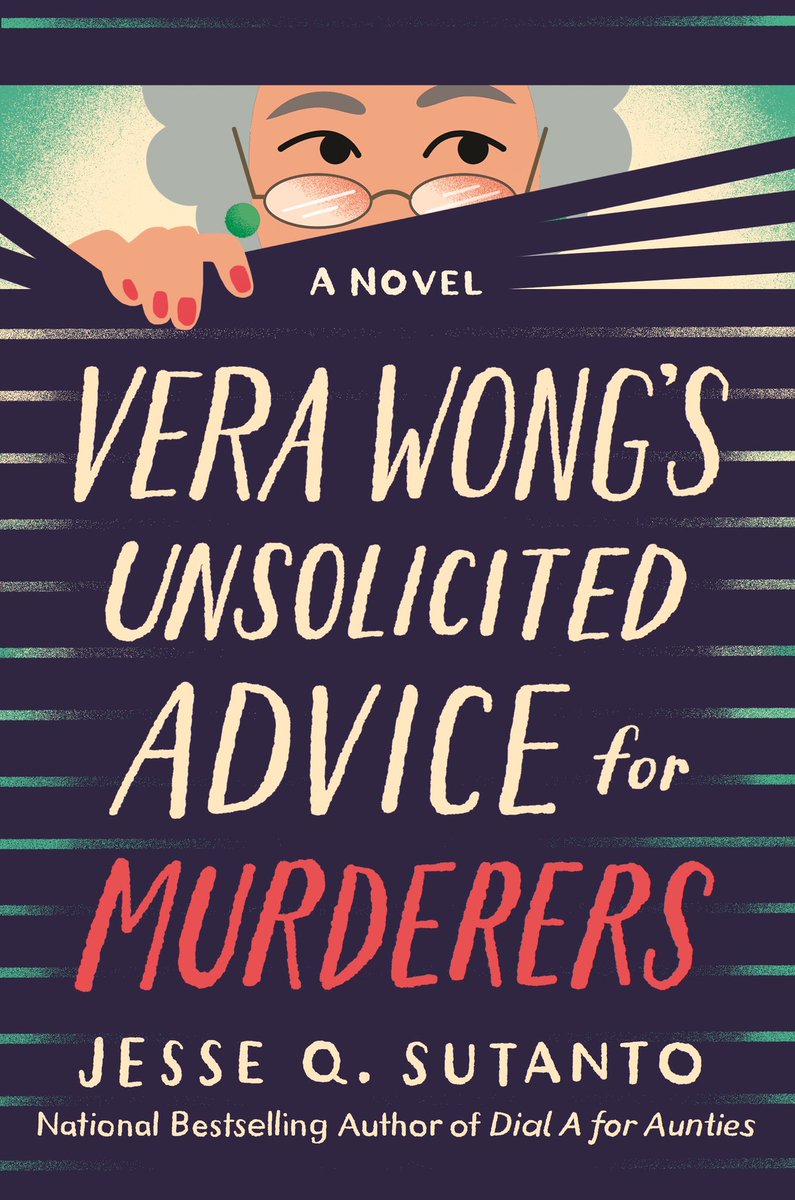 I have a surprise book! VERA WONG’S UNSOLICITED ADVICE FOR MURDERERS is KNIVES OUT x KIM’S CONVENIENCE. When Vera finds a dead body in her tea shop, she takes it upon herself to solve the murder. After all, no one sniffs out wrongdoings better than a suspicious Chinese mother. 👵