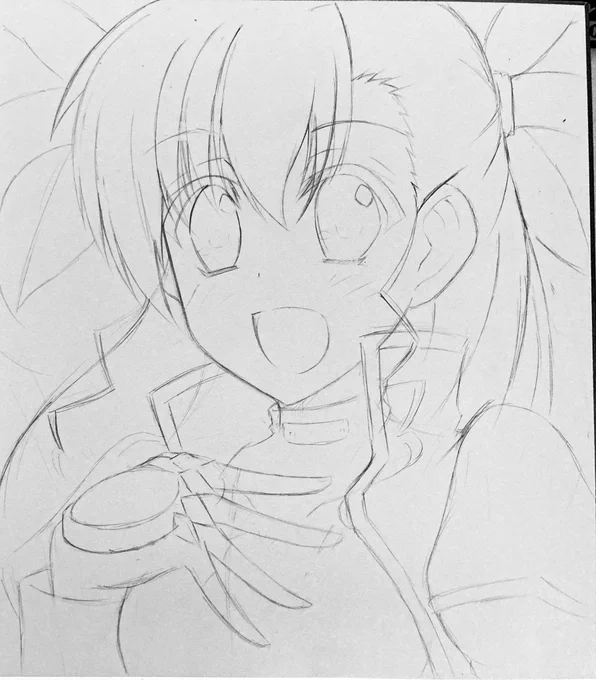 サークル参加記念に
大きい(物理的)ヴィヴィオちゃん
作成中!

普段の数倍大きいので描きがいが
あります(‾+ー‾)b 