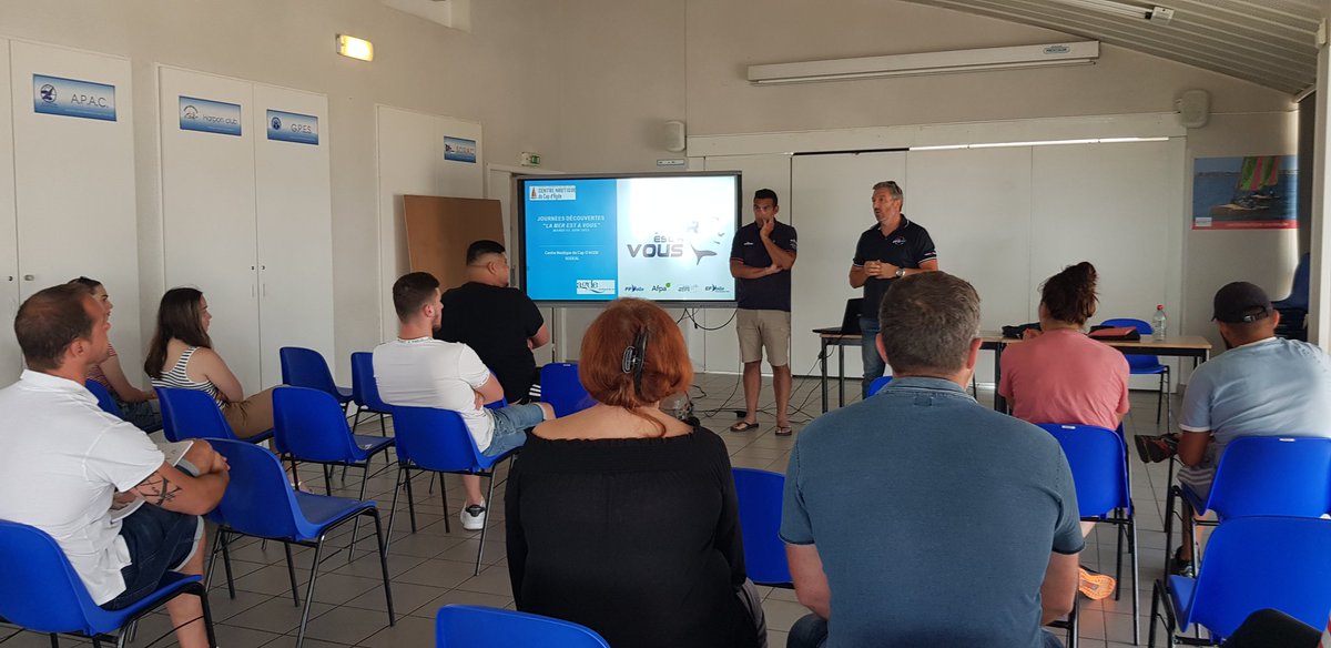 polemadigit's tweet photo. Pour nos jeunes CEJ 👉"La mer est à vous"
➡️1ère journée du parcours d'accompagnement vers les métiers de la mer
📽Présentation du parcours 
🛥Sortie en mer avec illustration des métiers accessibles
@AgdeOfficiel @FFVoile @Afpa_Occitanie...
📢Rdv en septembre pour une 2e journée https://t.co/iLoyz2506c