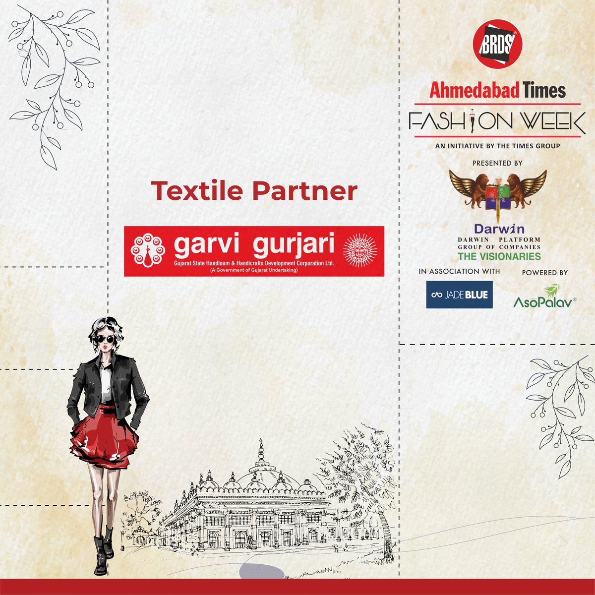 TimesFashionWk's tweet photo. Experience the authentic collection of Garvi Gurjari at BRDS Ahmedabad Times Fashion Week.

Save the dates - 17th June to 19th June

#darwinplatformgroupofcompanies #ATFW #ATFW22 #ATFW2022 #garvigurjari #garvigurjarisale https://t.co/tK4hyD1ze9