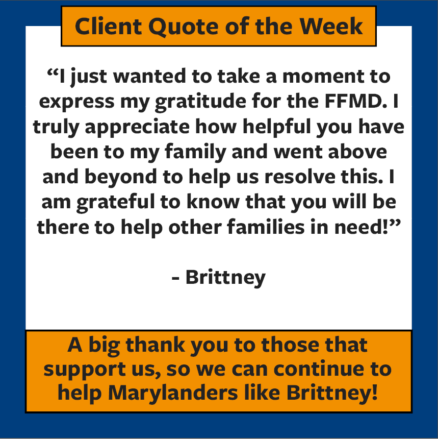 FuelFund's tweet photo. We love getting notes like this from our clients! We are proud to serve Marylanders and would not be able to do it without the support of our donors. Our impact is possible because of you!

#nonprofit #Baltimore #Maryland https://t.co/NAe2HFY7Vi