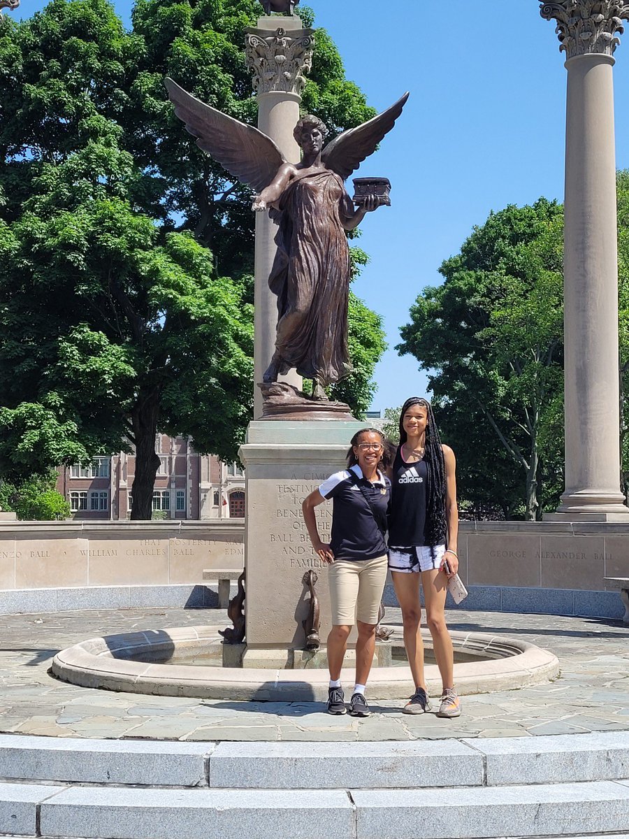 TrackWc's tweet photo. Warren Central hurdler Mary Porter on her first college visit to Ball State University.  Let the fun begin! https://t.co/I9lVUFbEmF