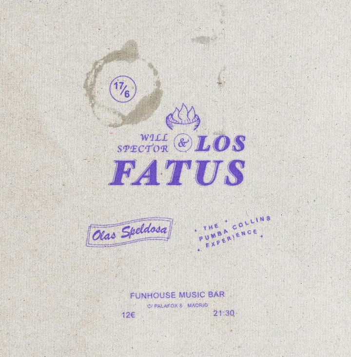 feverprod's tweet photo. Concierto | ❤️ ¡@LosFatus  se van a Madrid! Will Spector &amp; Los Fatus estarán presentando alguna de las canciones que conformarán su nuevo disco, 'La Llama', el 17 de junio en la #FunHouseMusicBar de Madrid 🌞

#magicmountainrecords #LosFatus https://t.co/FkBHxgx4eD