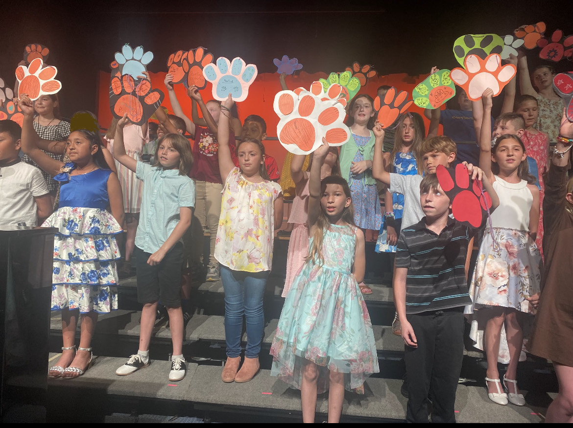 Pawling Elementary 4th grade students sing,  “We’re the Same ( Si Si Ni Sawa) from The Lion Guard at their spring choral concert on June 9th.