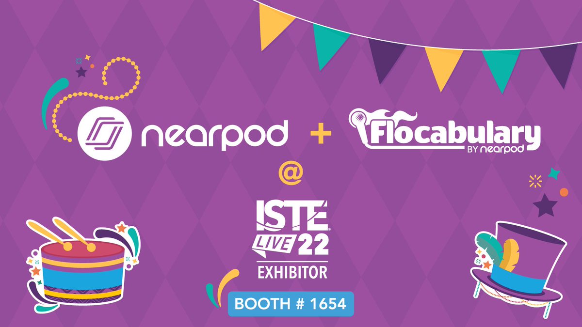We are getting so excited to head to NOLA ⚜️ and see so many of our friends at #ISTELive.  Stay tuned for the amazing SWAG at the <a href="/nearpod/">Nearpod</a> &amp; <a href="/Flocabulary/">Flocabulary</a> booth! Who's coming? 👋