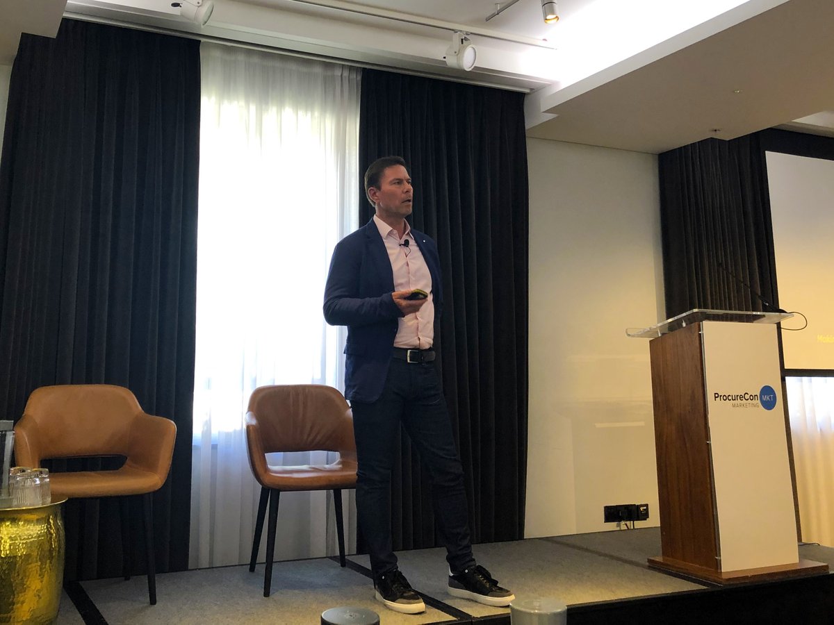 Our very own Jason Trout speaking today at #Procurecon on making #creativity, #technology and your workflow agile and effective — plus Cape, our latest acquisition pea.chat/39maYh9 #marketing #advertising
