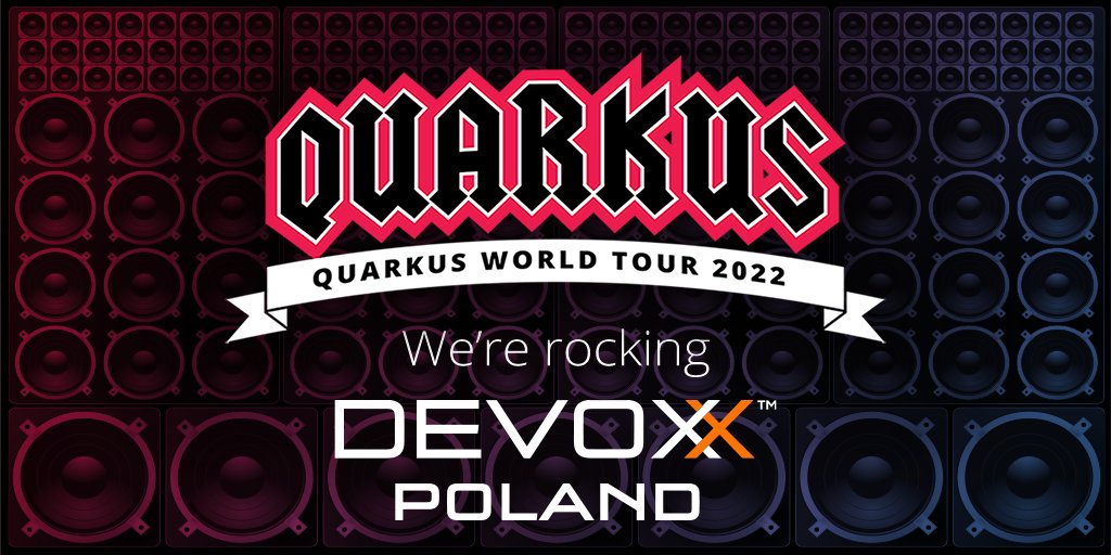 QuarkusIO's tweet image. Get ready... Quarkus World Tour is coming to Devoxx Poland, June 22nd - 24th!
devoxx.pl
#quarkusworldtour #kubernetesnativejava