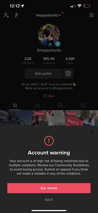 So I posted the obviously censored version on my TikTok and this happened 😂 and of course they took the<a href="/tag/videos"class="tags"><span>#videos</span></a><a href="/tag/viralvideo"class="tags"><span>#viralvideo</span></a><a href="/tag/viral"class="tags"><span>#viral</span></a><a href="/tag/banned"class="tags"><span>#banned</span></a><a href="/tag/tiktok"class="tags"><span>#tiktok</span></a><a href="/tag/fyp"class="tags"><span>#fyp</span></a>