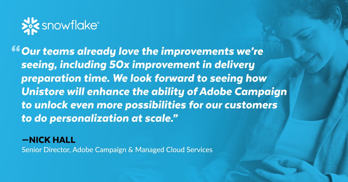 Snowflake's tweet image. Snowflake launches new Unistore workload to drive next phase of innovation w/ transactional and analytical data together in the #DataCloud okt.to/bELgqY 

#SnowflakeSummit
