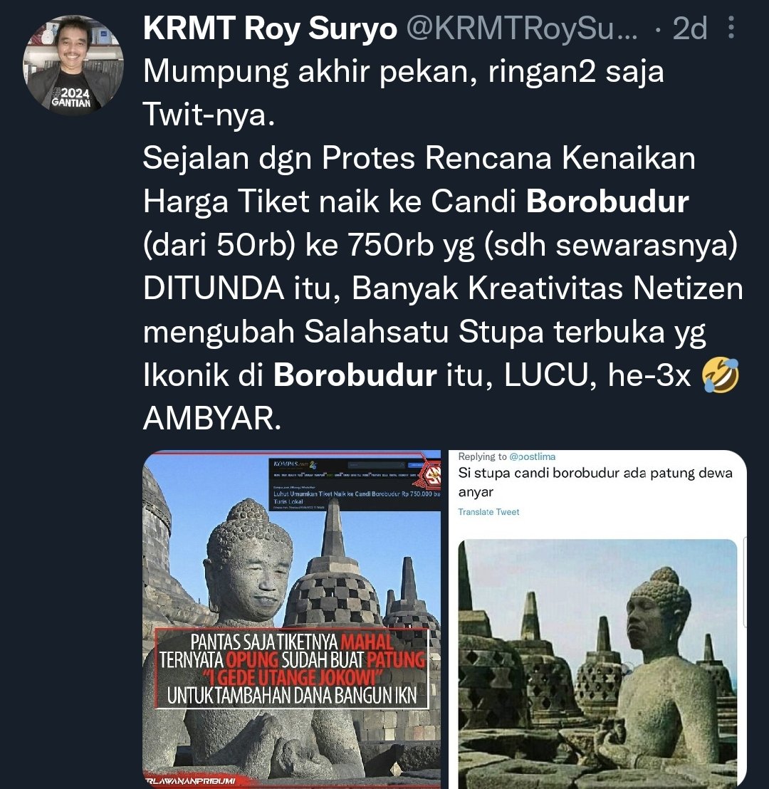 NgkongRoses's tweet photo. Logika sehat, jika suatu hal merupakan yang tidak pantas untuk disebarkan dan dia menyadari tapi tetap disebarkan selanjutnya dihapus. Kira-kira guoblok atau tidak? 

#TangkapRoySuryo https://t.co/jJk5ZBI1I3