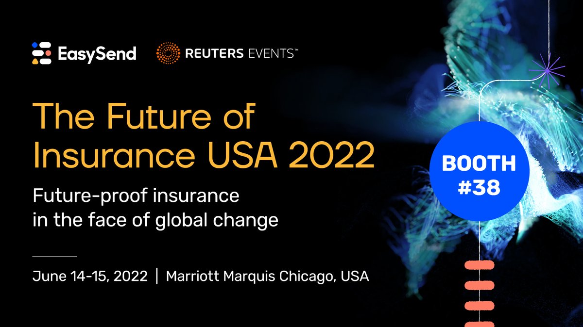 “Necessity is the mother of invention” - which is why we’re @Reuters' Future of Insurance USA 2022 today and tomorrow to discuss innovation in a changing risk landscape. 
Find us at booth #38 to learn how you can evolve complex forms into easy digital experiences.
#FOIUSA