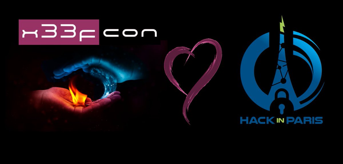 We have something special for you! 2⃣ #tickets 🎟️ for <a href="/hackinparis/">Hack In Paris</a> 🔥 #conference!
On Thursday morning, we will select the lucky #winners 🎁 from those who retweet this tweet or subscribe to our newsletter (How? Find info on our site x33fcon.com)