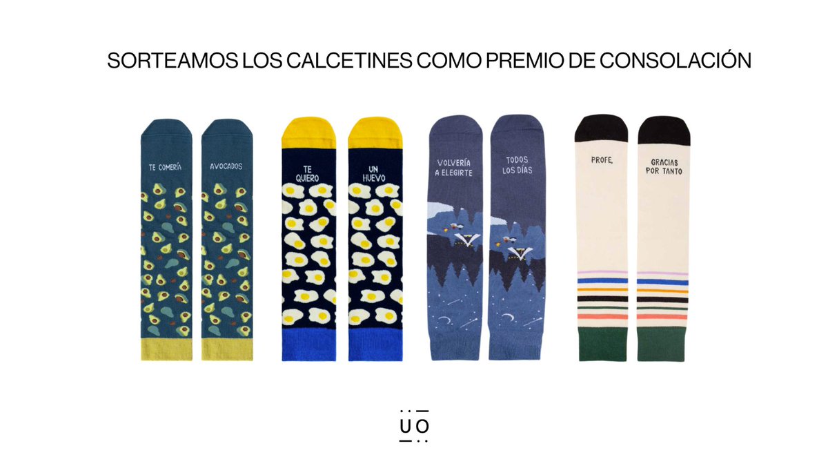 <a href="/DavidStormborn/">🪁🐉</a> No sabemos si al final aprobaréis los exámenes (cada uno con sus estrategias, ahí no nos metemos)
Pero por lo menos os habréis examinado con los calcetines más molones 🙌
¡PARTICIPA Y LLÉVATELOS GRATIS DANDO RT A ESTE TWEET!
Y síguenos en Instagram anda, que no cuesta na' 😉