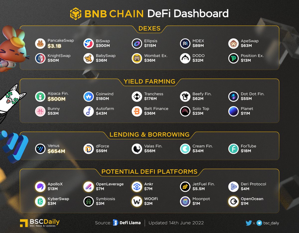 bsc_daily's tweet photo. 🎉 @BNBCHAIN DeFi Dashboard🚀

Do not Sell now. Just Keep Farming &amp; Staking💪

Look at the numbers of tokens, not the price. We will be better🔥

#BNB #BSC #METAFI #WEB3 https://t.co/MKpXZNprmc