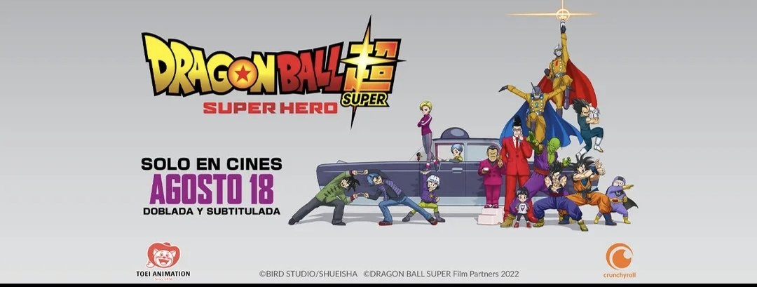 Robgar0309's tweet photo. Con la genial noticia que el 18 de agosto se estrena en México Dragon Ball Super Hero!!
La verán amigos???
Por qué nosotros si!!! 
#DragonBallSuperSuperHero
#otaku
#anime https://t.co/2VvTjtZSVC