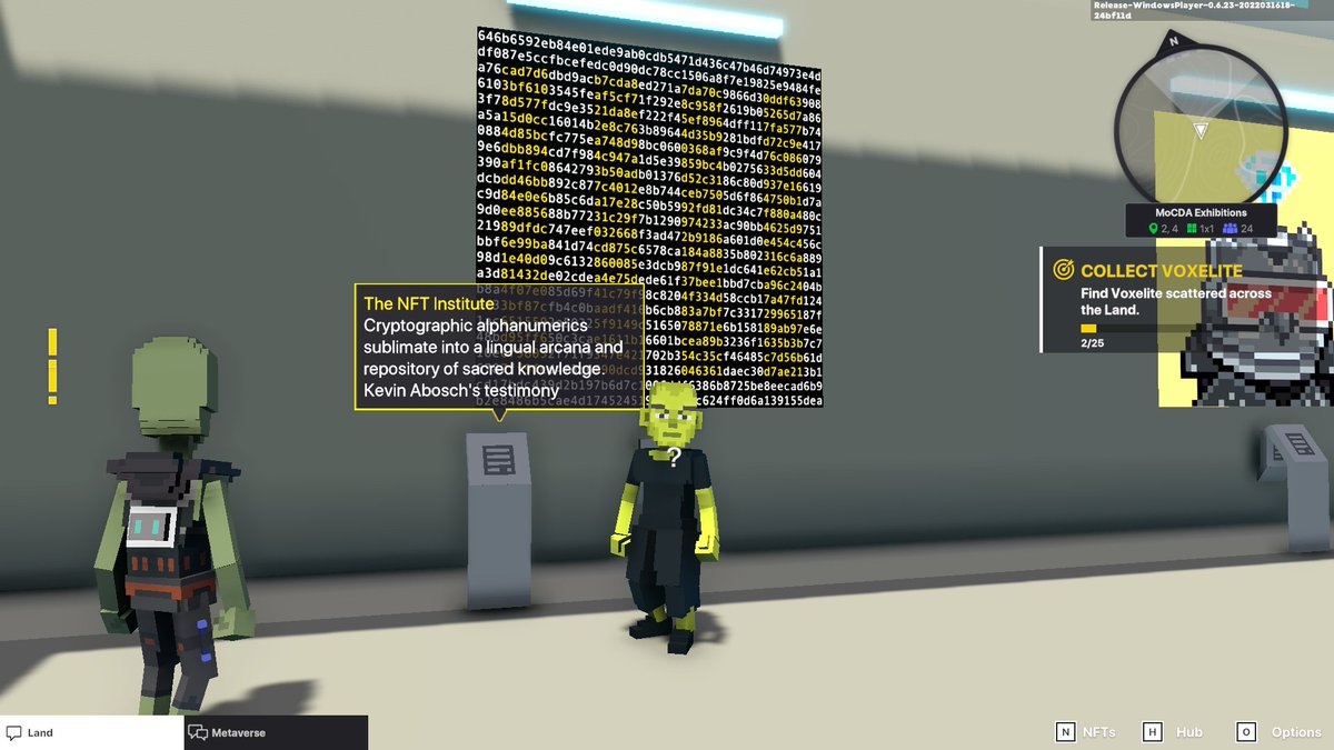 BruceCandless's tweet photo. @TheSandboxGame @MOCDA_ I just participated in the #TheSandbox weekly contest for a chance to win 200 mSAND! Here is my favorite piece from the exhibition, check out my screenshot below!
👇 https://t.co/nAGFp5bLoe