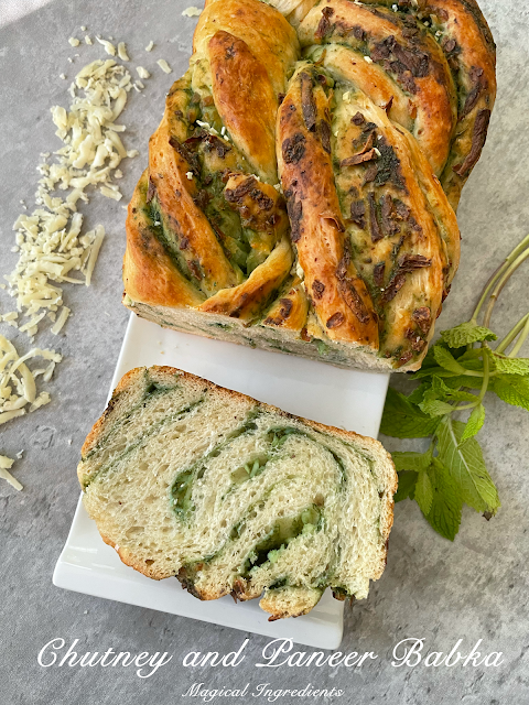 magicalingrdnts's tweet photo. Chutney and Paneer Babka - This is a soft, tender, and tasty savory babka with swirls of #greenchutney aka cilantro mint chutney and #paneer. The carom seeds in the bread give a characteristic #flavor. #breadbakers #breads #paneer #babka https://t.co/d2QQulTnfA https://t.co/S4W1msoXO9