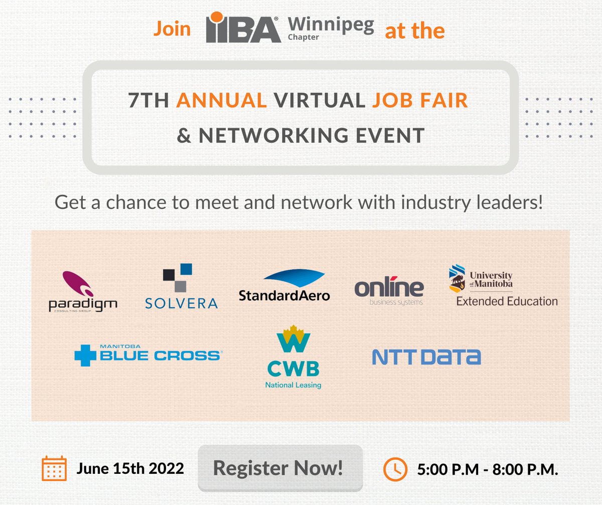 Winnipeg IIBA tweet media