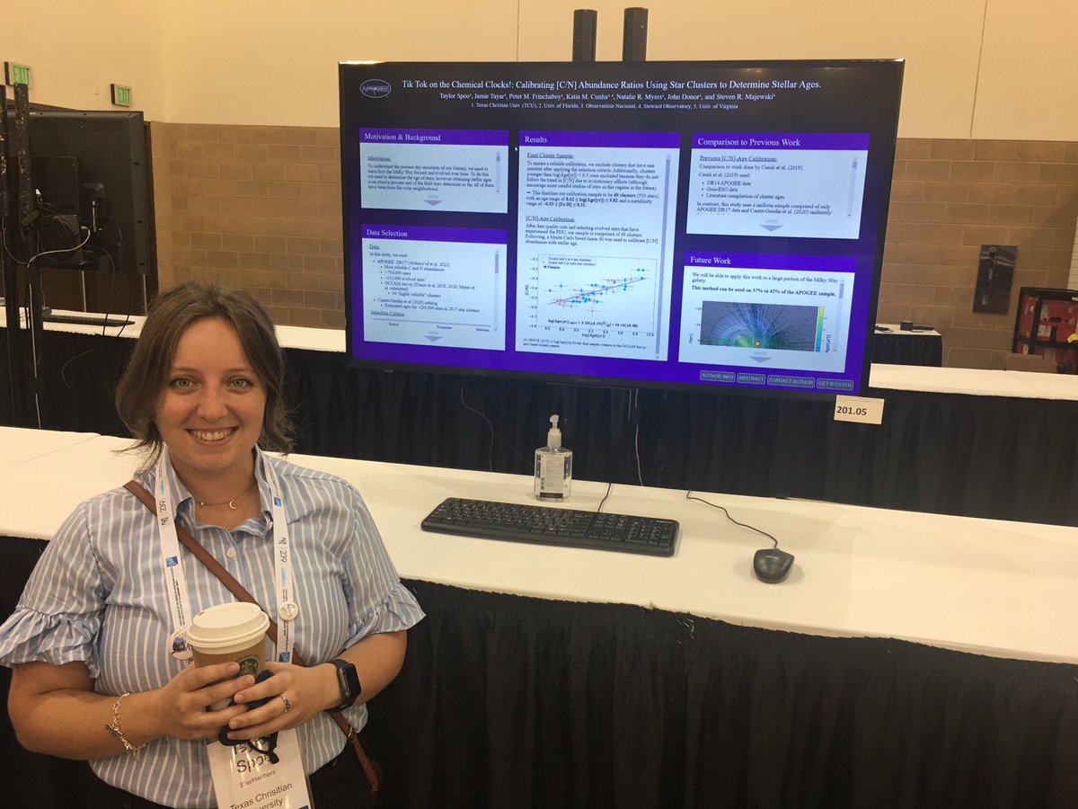 Come see Taylor Spoo NOW at the AAS poster session!