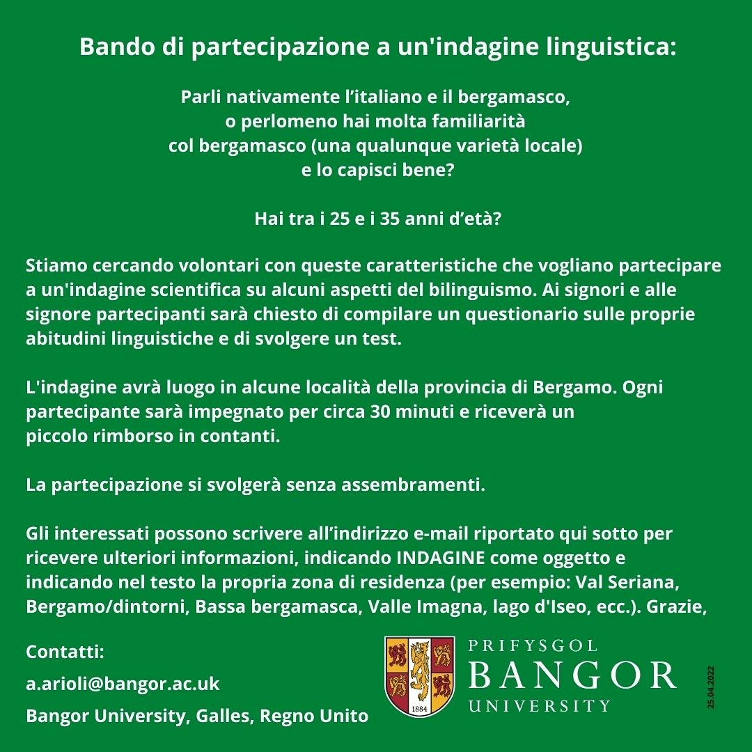 Simo24ORE's tweet image. Hai 25-35 anni e capisci il bergamasco?