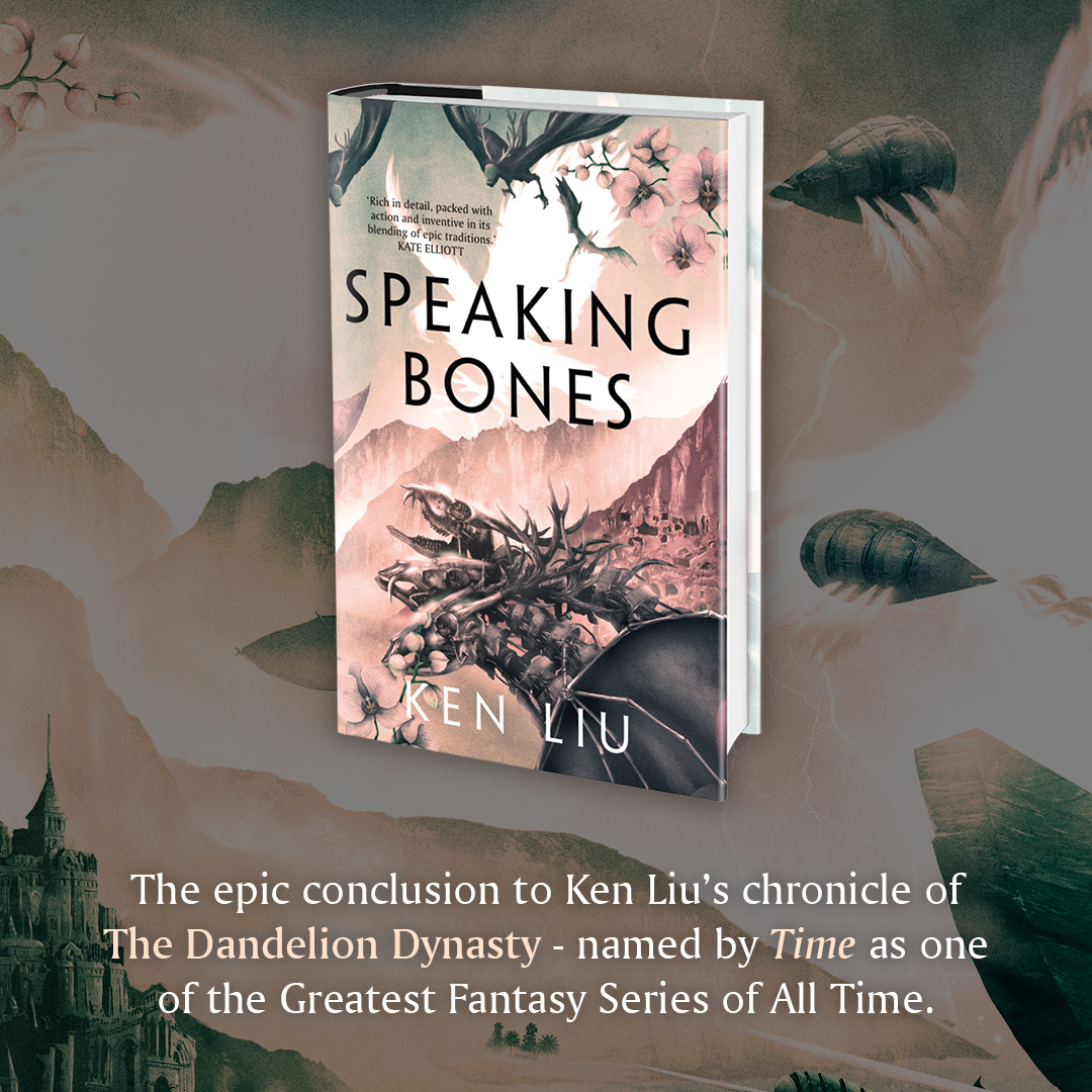 AdAstraFiction's tweet image. Just one more week!

Two empires face a whirlwind that threatens to utterly consume them.

#SpeakingBones is the epic conclusion to @kyliu99's chronicle of #TheDandelionDynasty, out on June 21st: amzn.to/3LYLdBv