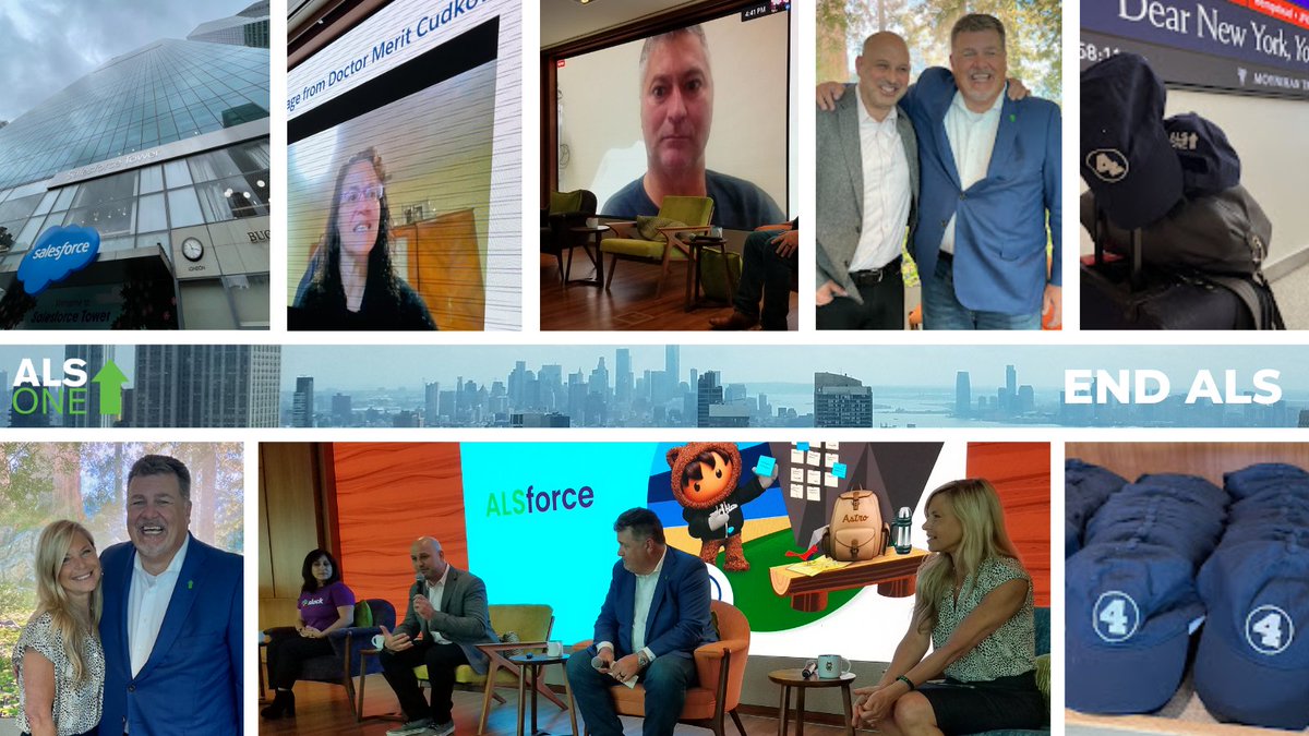 alsone_official's tweet photo. Thank you, @GeoffGreen115 &amp; @MJSulli 4 inviting @alsone_official into the #SalesforceOhana on #LG4Day 2 brainstorm ways to #EndALS. So special having @pjgreen &amp; @MeritCudkowicz w/us from afar w/over 80 @salesforce employees w/us on top flr of their #NYC tower.#Gratitude #ALSforce https://t.co/D2xJoa5fzg