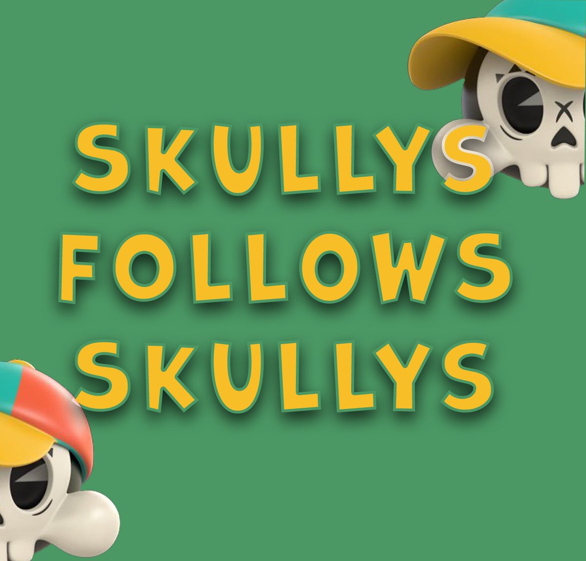 Together we grow! No one in the skully community  should have under 1k followers. Let's show the world how strong we are! Reply with your collection!☠️#skullysfollowskullys #skullysunite